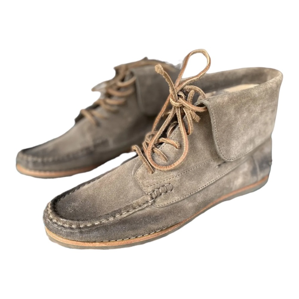 Frye Quincy Chukka Brown Suede Leather Laced Boat
Deck‎ Boots shoes Sz 7 M